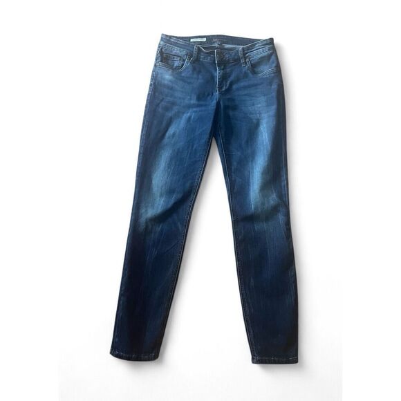KUT from the Kloth Women’s SLOUCHY 4 Boyfriend Blue Jeans Excellent Condition - Picture 1 of 9